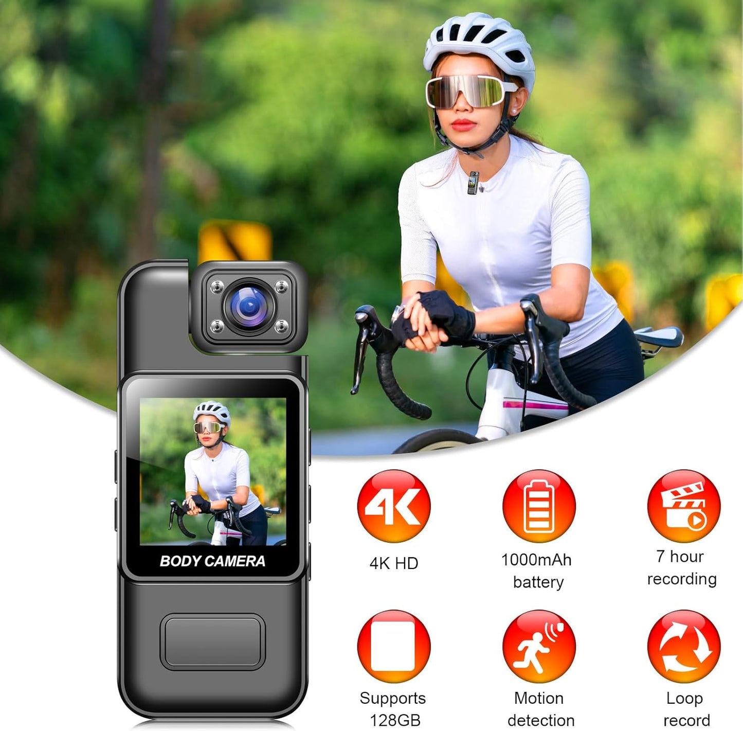 BODY CAMARA - 4KMINI CÁMARA DEPORTIVA