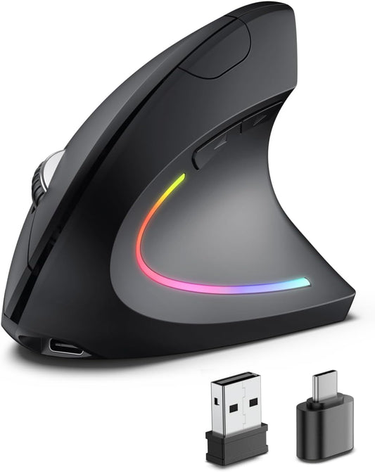 MOUSE ERGONOMICO JERTECH JR322